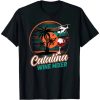 Vintage Catalina Mixer Wine Party Beach Island Summer Palm T-Shirt AA