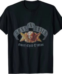 guns n' roses official sweet child o' mine t shirt t shirt AA