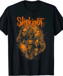 slipknot official we are not your kind orange t shirt AA