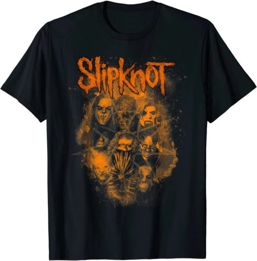 slipknot official we are not your kind orange t shirt AA