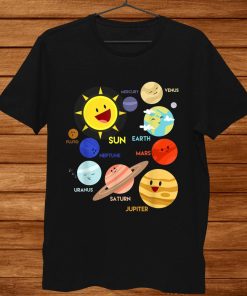 Kids Solar System Planets Shirt Sun Spaceand Amp; Science Shirt AA