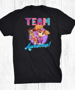 Paw Patrol The Movie Team Awesome Shirt AA