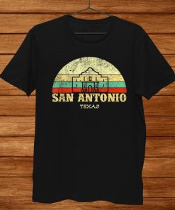 Retro The Alamo San Antonio Texas Tshirt Lone Star State Shirt AA