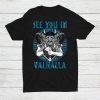 Viking Warrior Sword Valhalla Runes Norse Compass Shirt AA