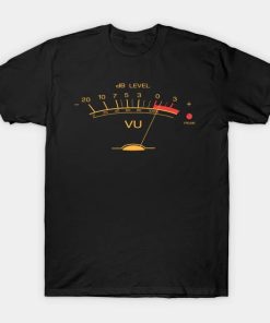 Volume VU Meter Vintage Audio Engineer Recording Studio Gear Head Musician Guitar Shirt T-Shirt AA