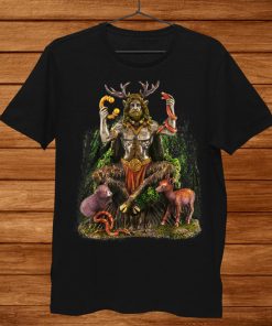 Cernunnos Celtic God Forest Scene Shirt AA