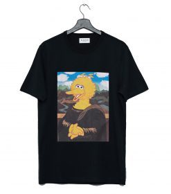 Big Bird Sesame Street Monalisa T-Shirt ynt