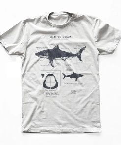 Great White Shark Anatomy T-shirt