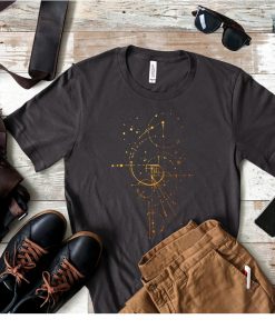 golden circles fibonacci t-shirt