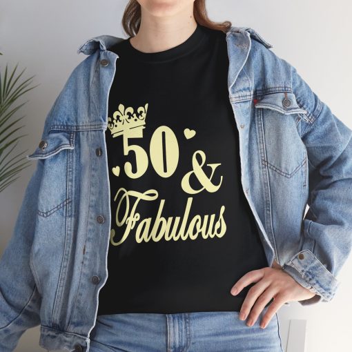50 & Fabulous Tshirt unisex