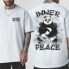 Inner Peace Panda T Shirt TWOSIDE