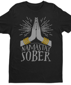 Namastay Sober T-shirt SD