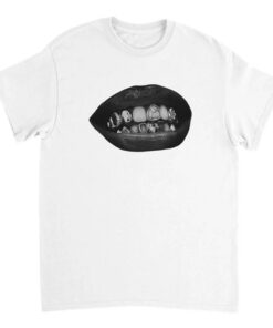 grillz - white t-shirt