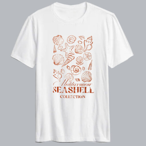 Casual Seashell Collection Beach Tshirt