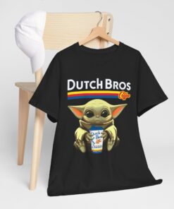Dutch Bros Coffee Star War Baby Yoda t-shirt thd