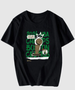 Boston Celtics Sportiqe 2024 NBA Finals Champions T Shirt