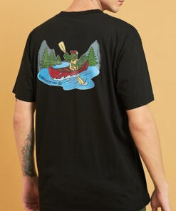 Crocodile Kayaking T-shirt BACK