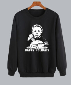 Michael Myers Happy Holidays Christmas Sweatshirt SN