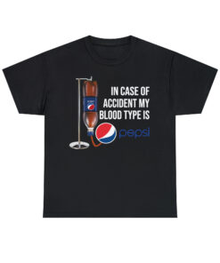 Pepsi T-Shirt blood type is pepsi thd